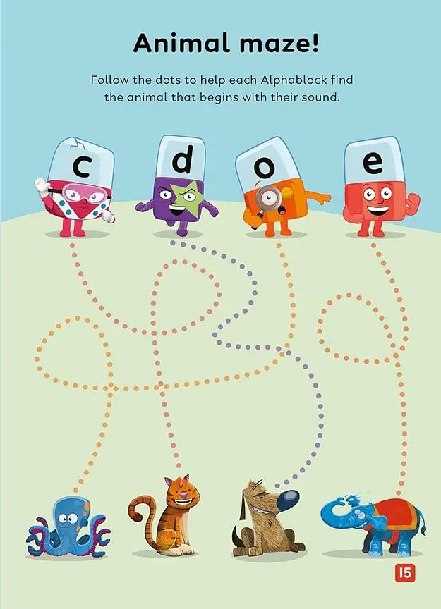 Alphablocks Super Sounds. Red Level Workbook Alphablocks - фото 5