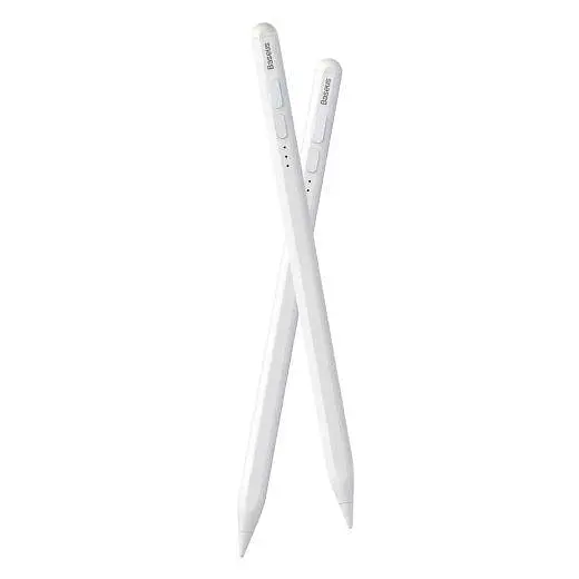 Стилус Baseus Stylus Smooth Writing Stylus with LED Indicators Active SXBC060402 белый - фото 3