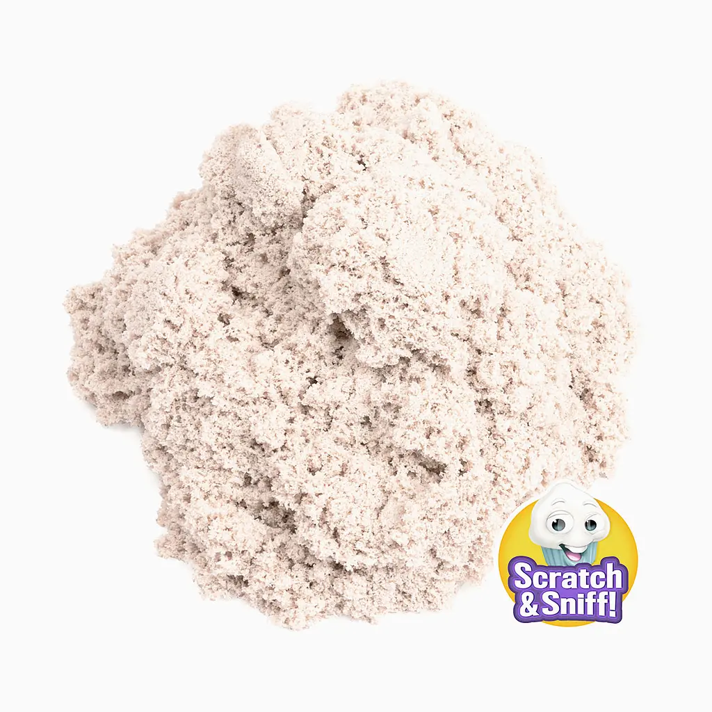 Кінетичний пісок Kinetic Sand Ванільний капкейк, з ароматом, білий, 227 г (71473V) - фото 2