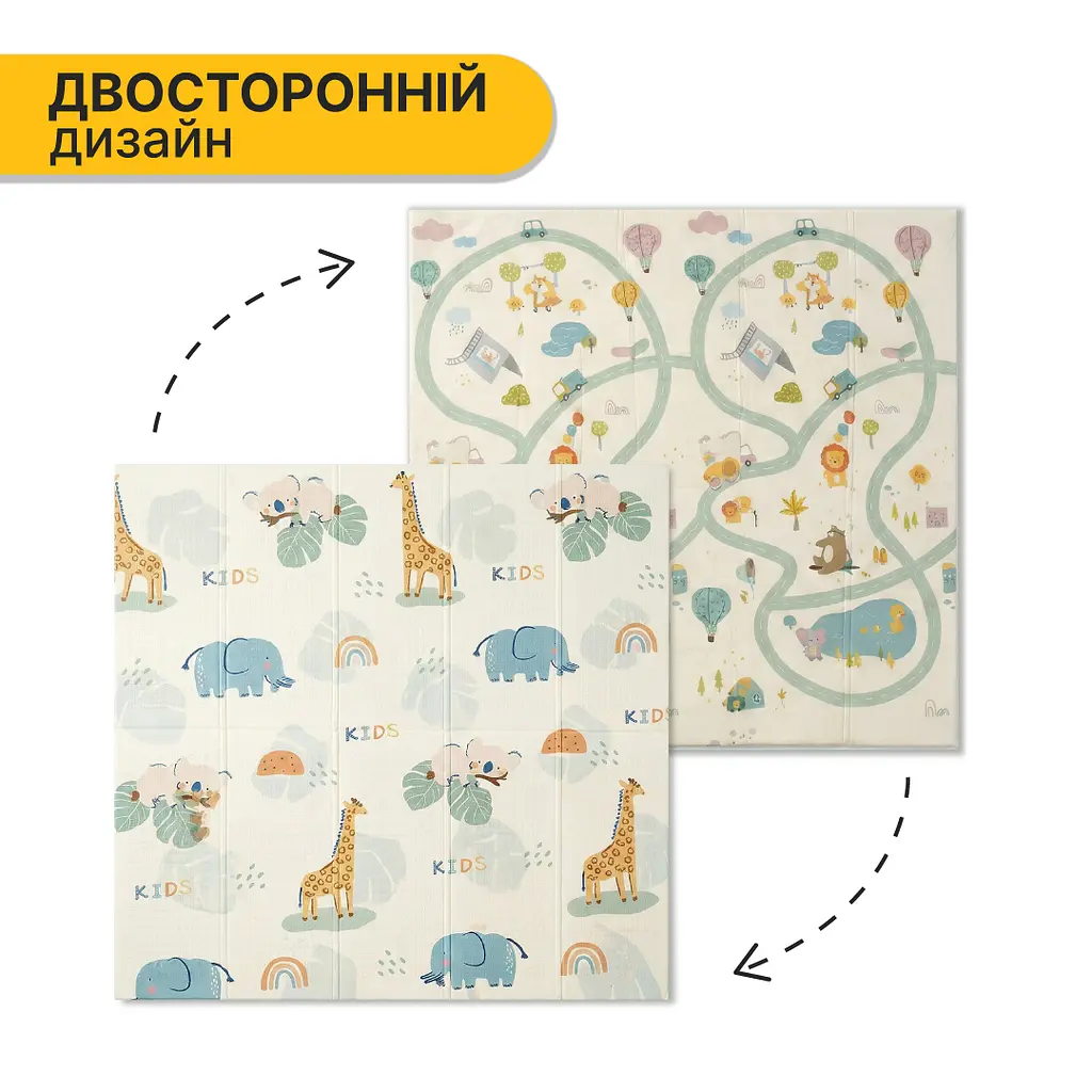Дитячий ігровий килимок LEOBRO 150 x 200 x 1 см (LB-1021) - фото 3