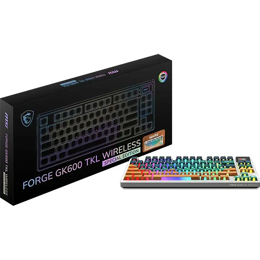 Клавіатура MSI Forge GK600 TKL бездротова UA Mars [176223] - фото 8