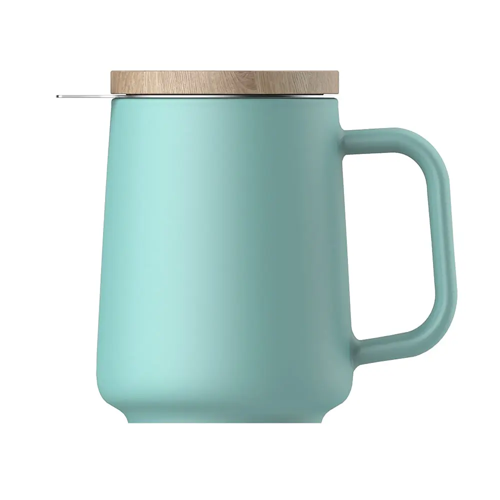 Чашка-заварник U Brewing Mug Wood, 500 мл - Червоний - фото 4