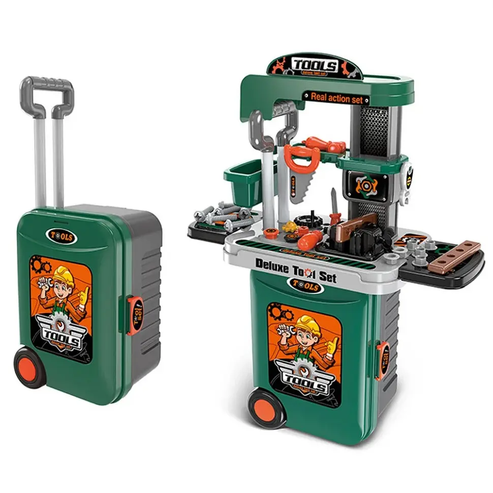 Дитячий ігровий стіл з інструментами 008-952A складаний - фото 2