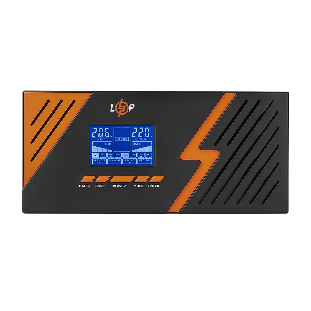 Комплект резервного питания LogicPower B1500 Black + литиевая (LiFePO4) батарея 2560Wh - фото 2