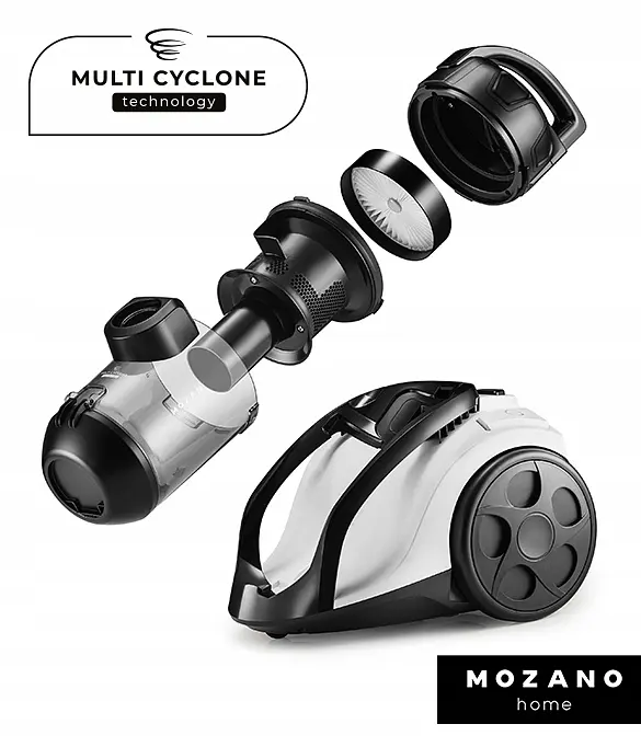 Пылесос без мешка Mozano Max Cyclonic 4000 Вт AGD/ODK/C/03#SZA - фото 2