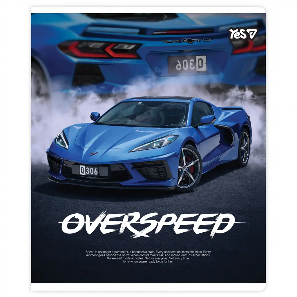 Зошит учнівський Yes Overspeed А5 18 аркушів лінія 10 шт. (768589) - фото 4