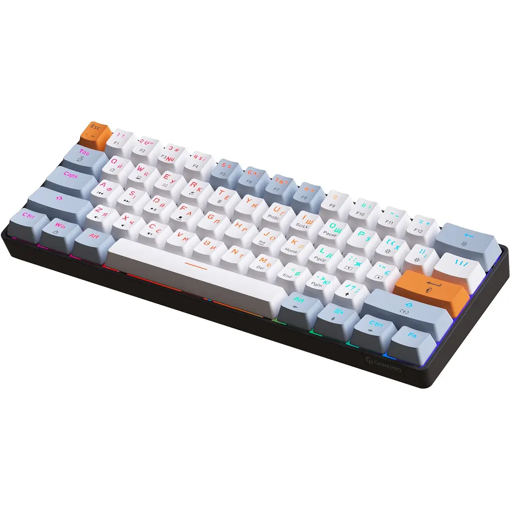 Клавиатура GamePro Red с Hot-Swap RGB Black проводная механическая (MK130R) - фото 3