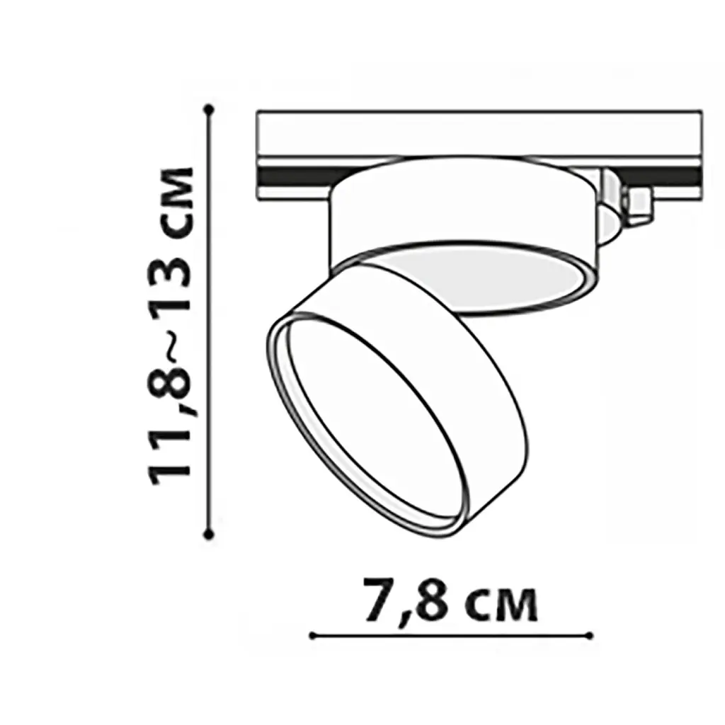 Трековий світильник Friendlylight Mono TR LED 10W FL6004 - фото 5