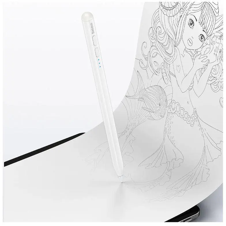 Стилус Baseus Smooth Writing с индикаторами LED + Active tip SXBC000202 - фото 8