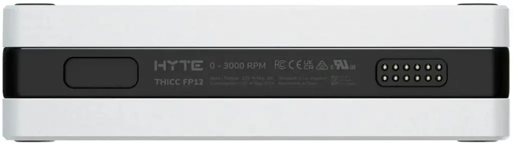 Комплект вентиляторов Hyte THICC FP12 120мм 3 Pack with controller NP50 (FAN-HYTE-FP12-BW-3NP) - фото 8