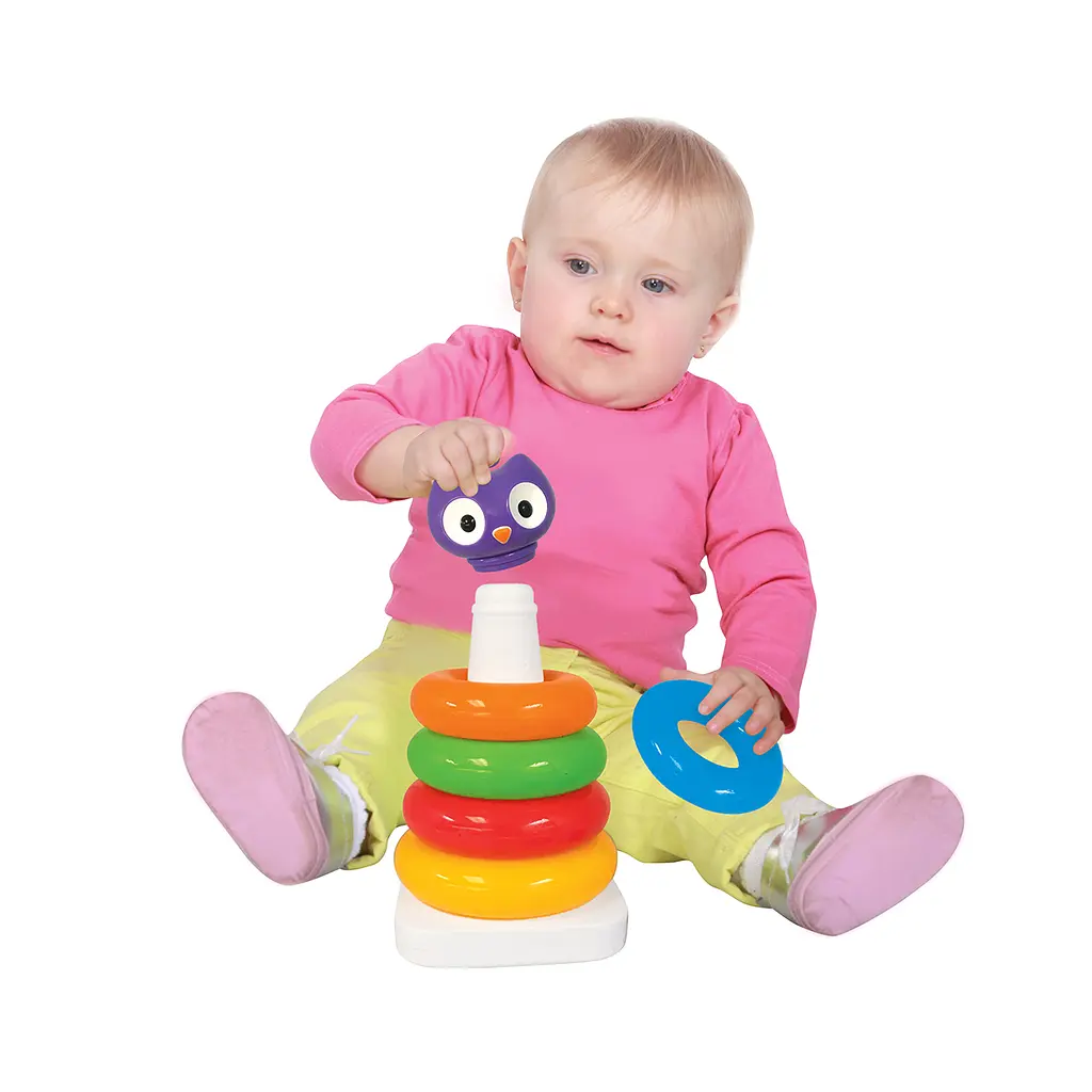 Пирамидка Kiddieland Сова (057901) - фото 4