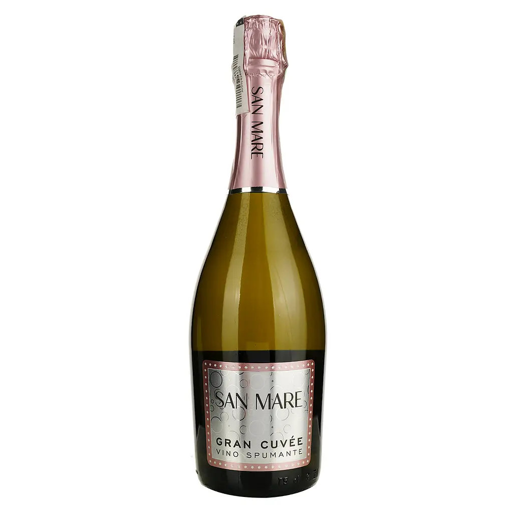 Вино игристое San Mare Gran Cuvee Spumante белое экстра сухое 0.75 л - фото 2