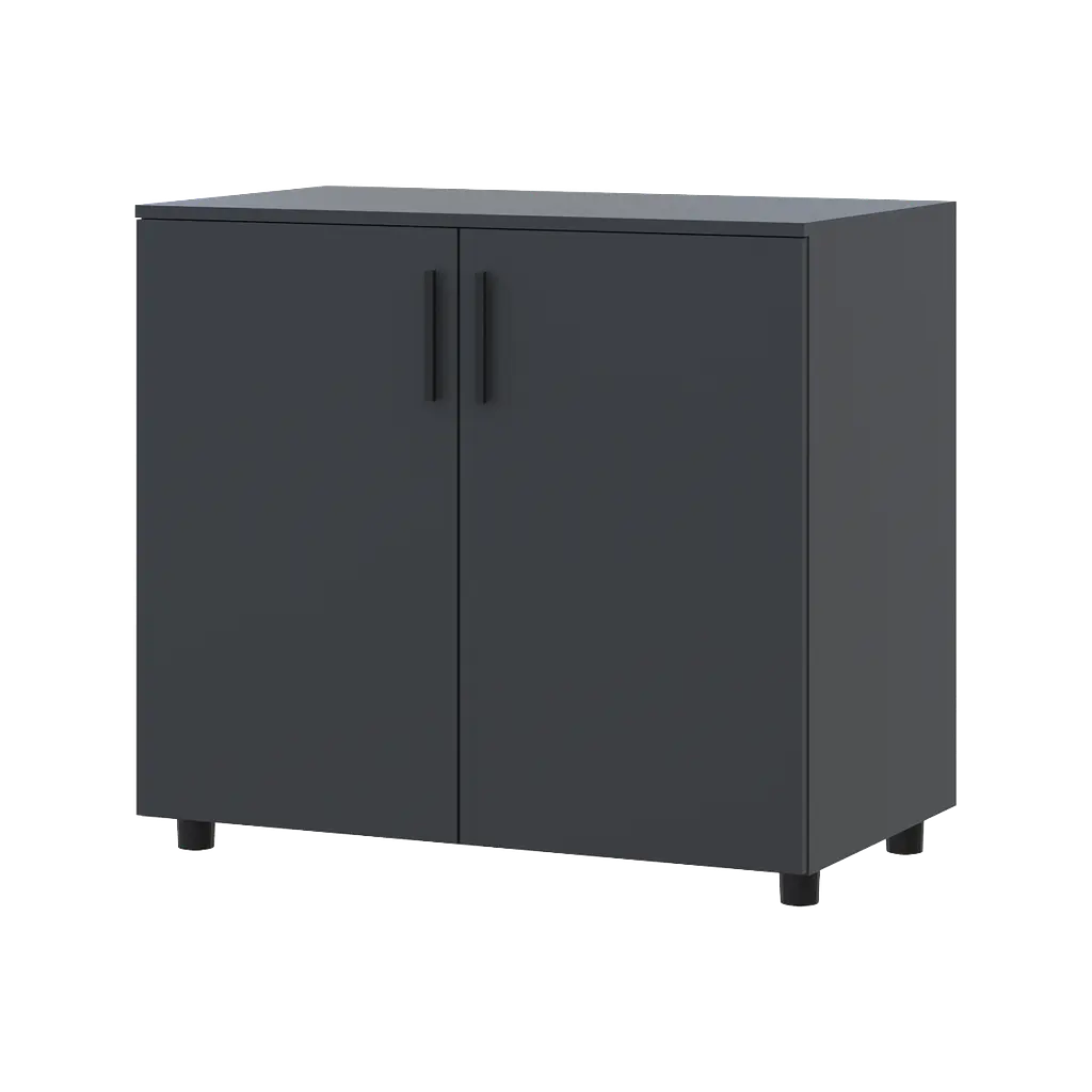 Комод Doros Торн Антрацит 2 ДСП 90х51.6х80 (41510149)