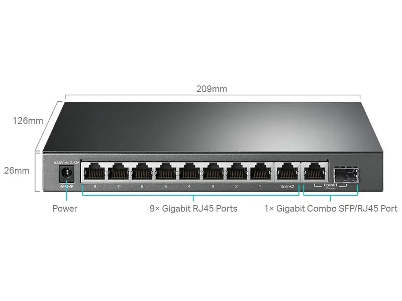 Комутатор TP-LINK TL-SG1210MPE Smart - фото 4