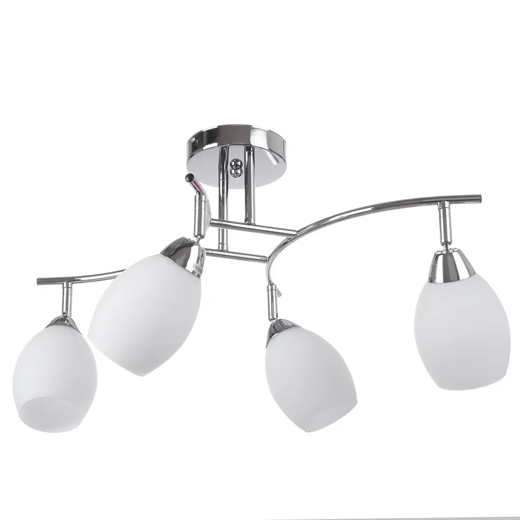 Люстра потолочная Brille для кухни E14 40W CH+WH (LK-259C/4) - фото 3