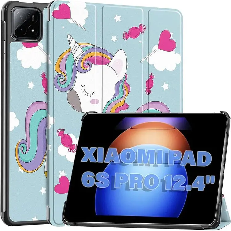 Чехол-книжка BeCover Smart Case для Xiaomi Pad 6S Pro 12.4" Unicorn (711089) - фото 2
