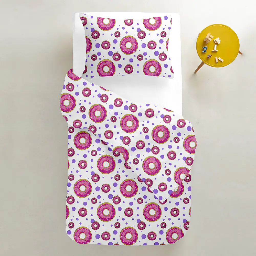Дитяча постільна білизна в ліжечко SWEET DONUT WHITE COSAS (4822052057605) - фото 2