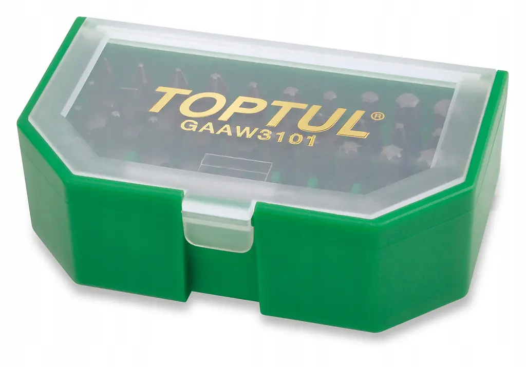 Набір біт для шурупокрута 31 од. TOPTUL 1/4" SL;PH;PZ;TORX;HEX + магнітний тримач GAAW3101 - фото 4
