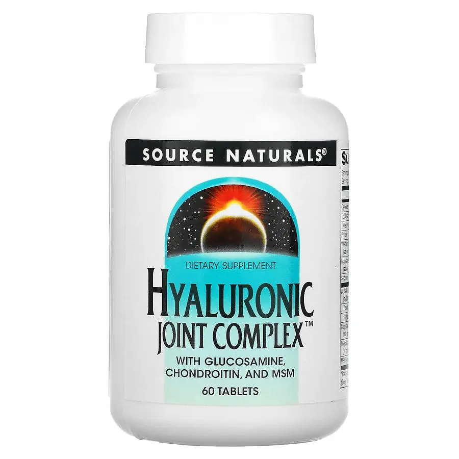 Препарат для суглобів і зв'язок Source Naturals Hyaluronic Joint Complex, 60 таблеток