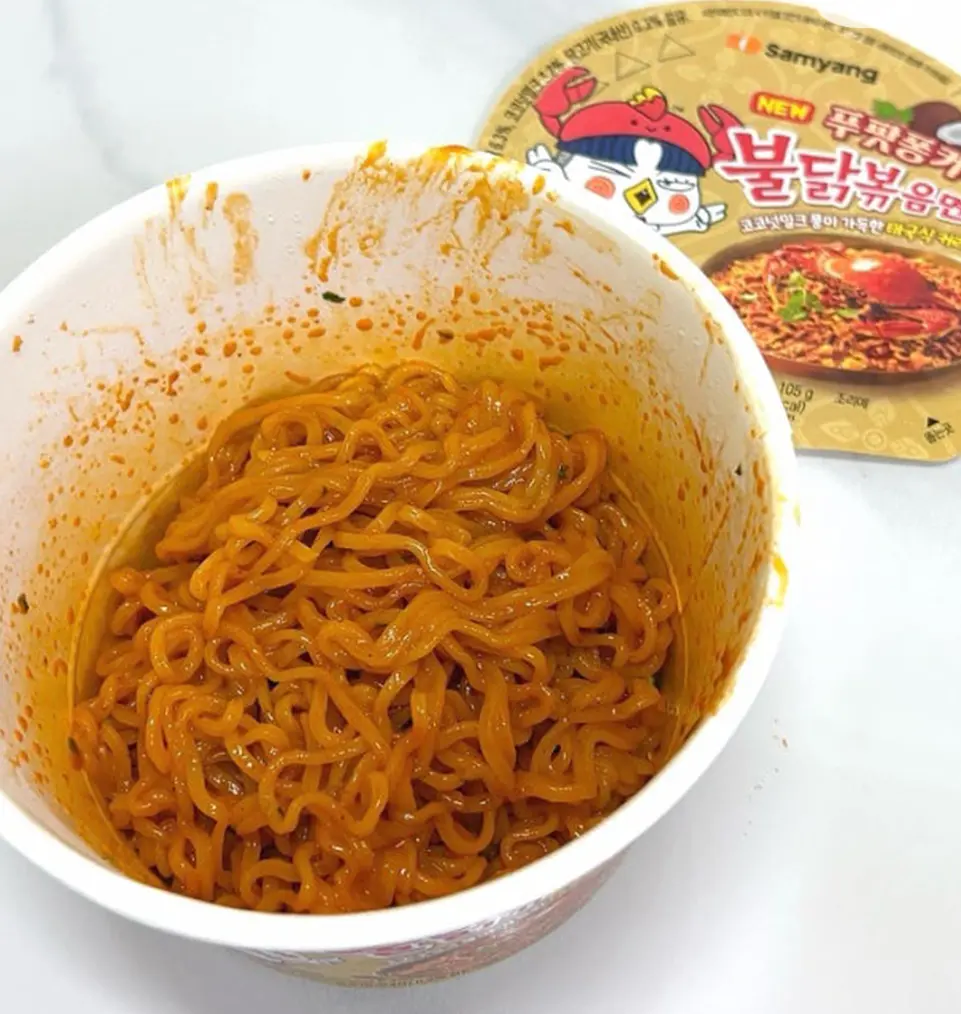 Локшина швидкого приготування Samyang Buldak Stir-fried Noodles Phu Patpong Curry 105г - фото 7