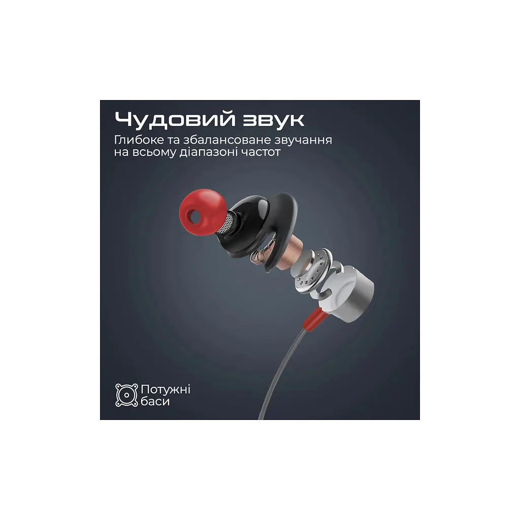 Навушники Promate Blend Black (blend.black) - фото 4