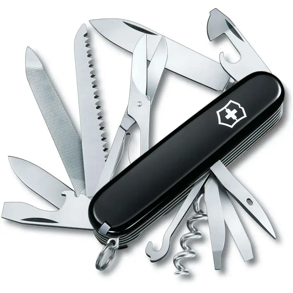 Ніж Victorinox Ranger 91 мм Чорний (1.3763.3) - фото 6