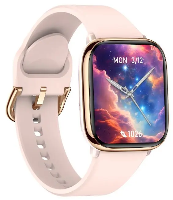 Смарт-годинник Gelius GP-SW014 (Amazwatch GTi) Gold Rose - фото 9