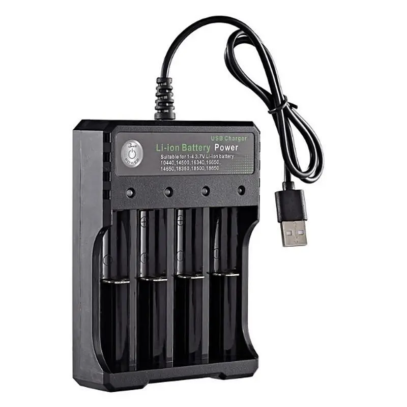 Зарядное устройство на 4 слота BMAX Charger Black (11011) - фото 2
