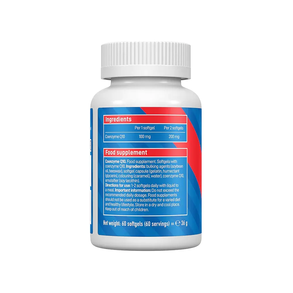 Коензим VPLab CoQ 10 100 mg, 60 капсул для підтримки серцево-судинної системи - фото 2