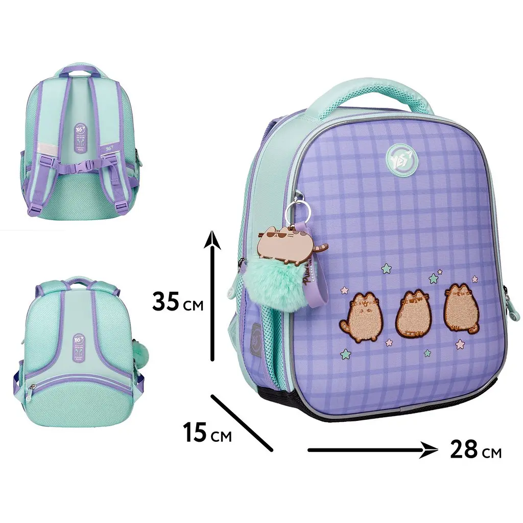 Рюкзак каркасний Yes H-100 Pusheen the Cat (559850) - фото 3