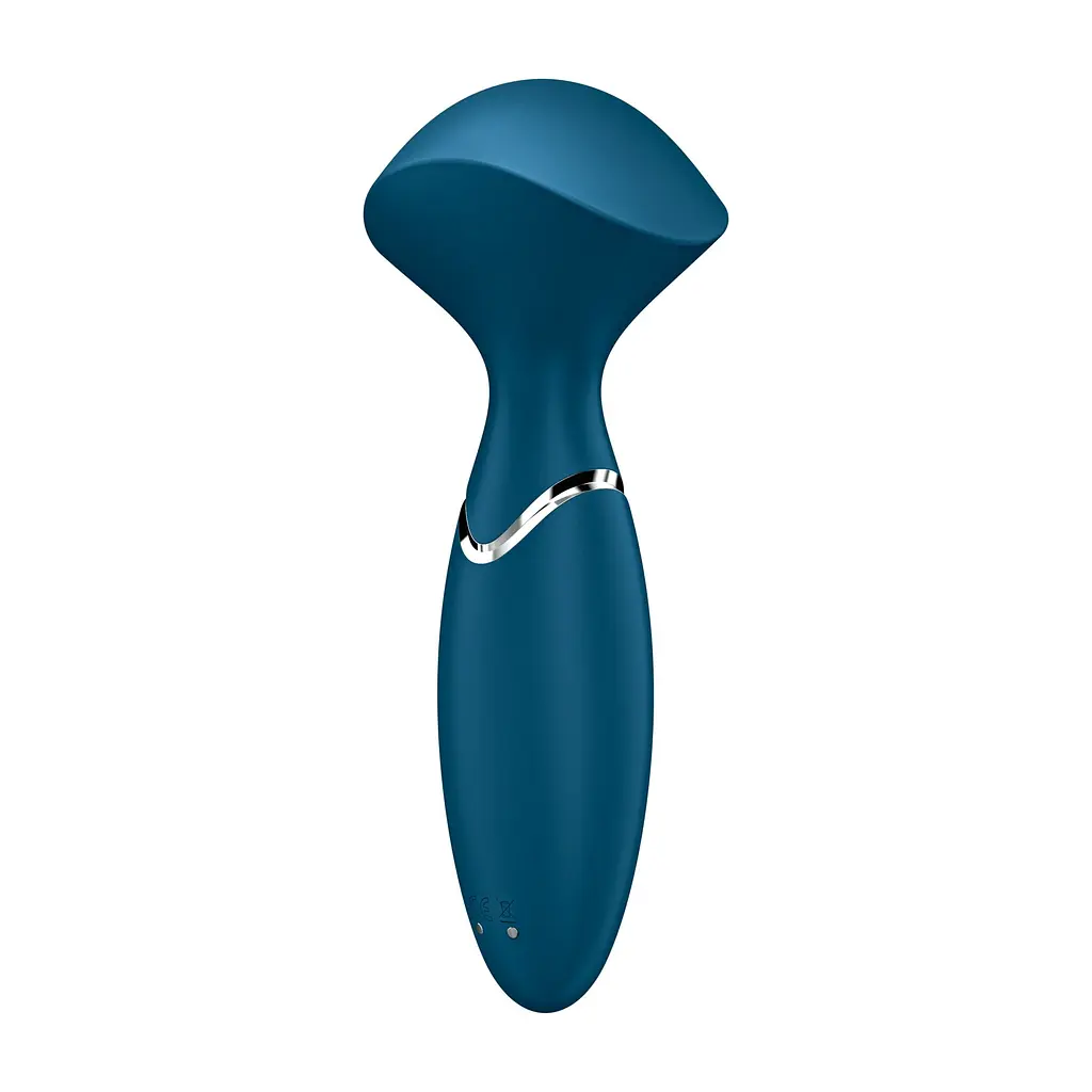 Вібромасажер Satisfyer Mini Wand-er Blue - фото 5