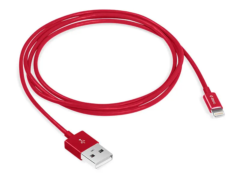 Кабель Ttec Lightning 1m Red (2DK7508K) - фото 3