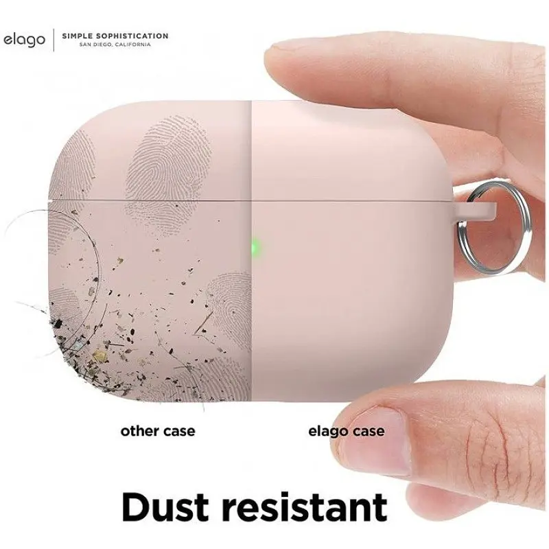 Чохол Elago Silicone Hang Case Lovely Pink for AirPods Pro 2nd Gen рожевий (EAPP2CSC-ORHA-LPK) - фото 2