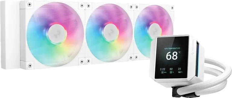 Водяне охолодження Deepcool Mystique 360 ARGB White (R-LX360-WHDSNMCP-G-1)