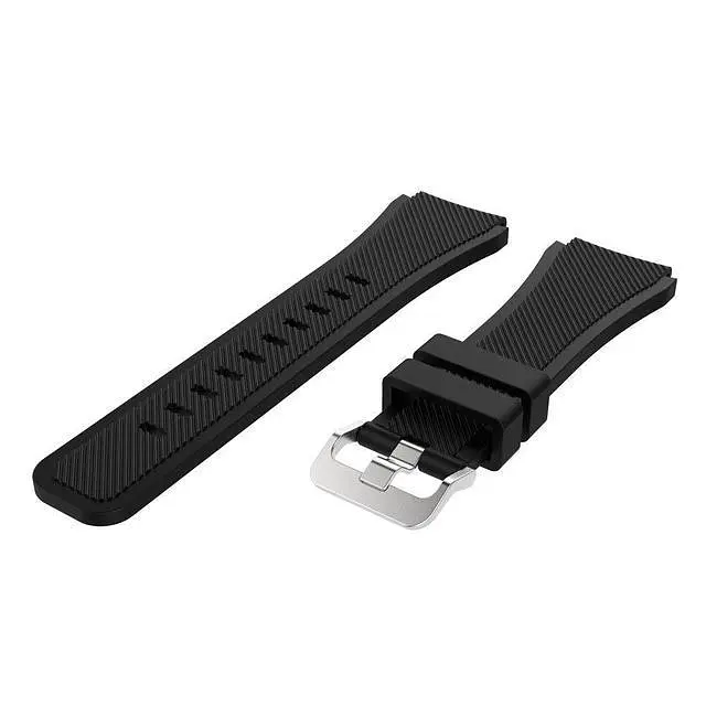 Силіконовий ремінець Primo для годинника Xiaomi Huami Amazfit SportWatch 2/Amazfit Stratos Black - фото 4