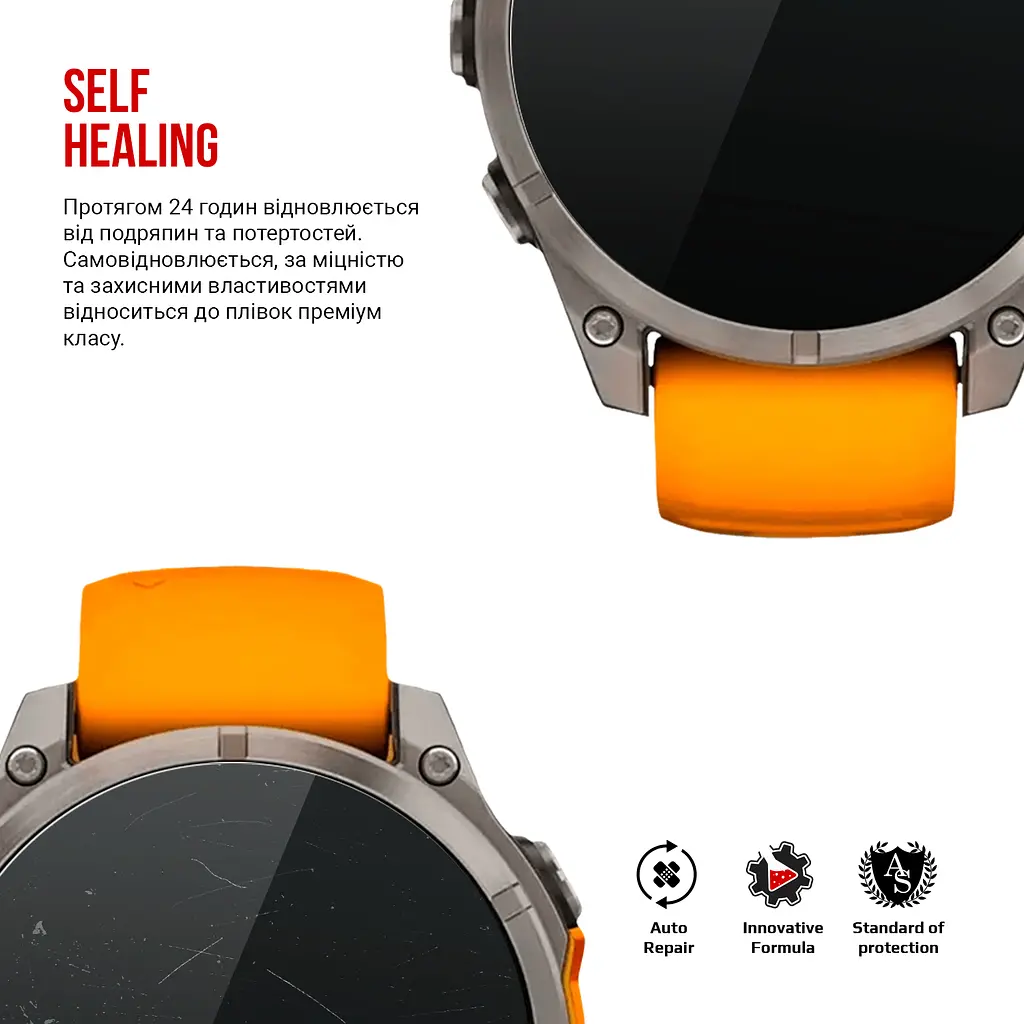 Гідрогелева плівка на годинники Garmin Fenix 8 47 mm ArmorStandart захисна плівка для смарт годинників прозора (ARM85994) - фото 3