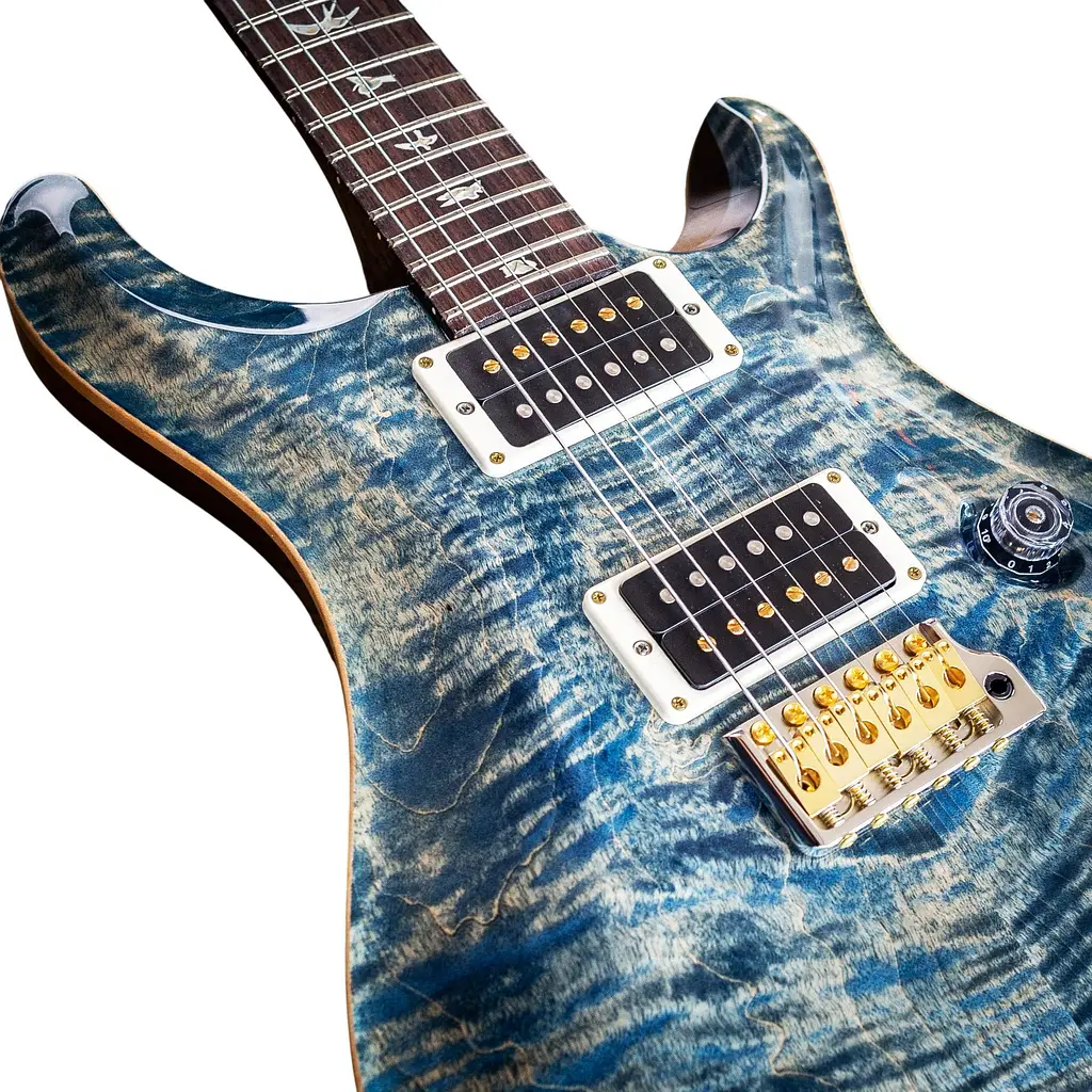 Електрогітара PRS Custom 24 10 Top Faded Whale Blue (162691) - фото 3