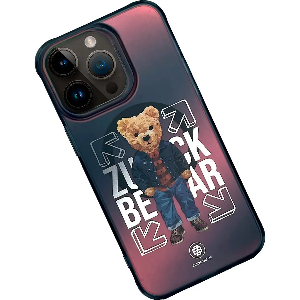 Чехол Zuck Bear California Cool MagSafe Case для Apple iPhone 15 Pro Max Jeans [108890] - фото 2