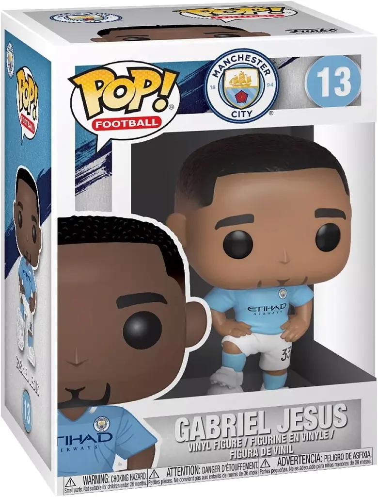 Фигурка Funko POP Football: FC Manchester City - Gabriel Jesus det0018121 - фото 2