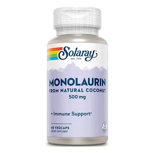 Монолаурин Monolaurin 500 mg 60 капсул Solaray vit0005336