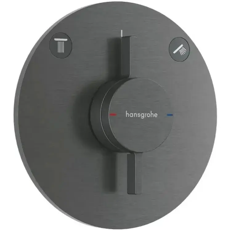 Змішувач для душу Hansgrohe DuoTurn S прихованого монтажу brushed black chrome 75418340