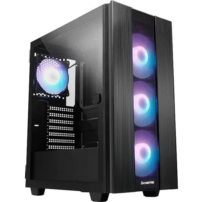 Корпус Chieftec Gaming Hunter 2 Tempered Glass (GS-02B-OP) - фото 2