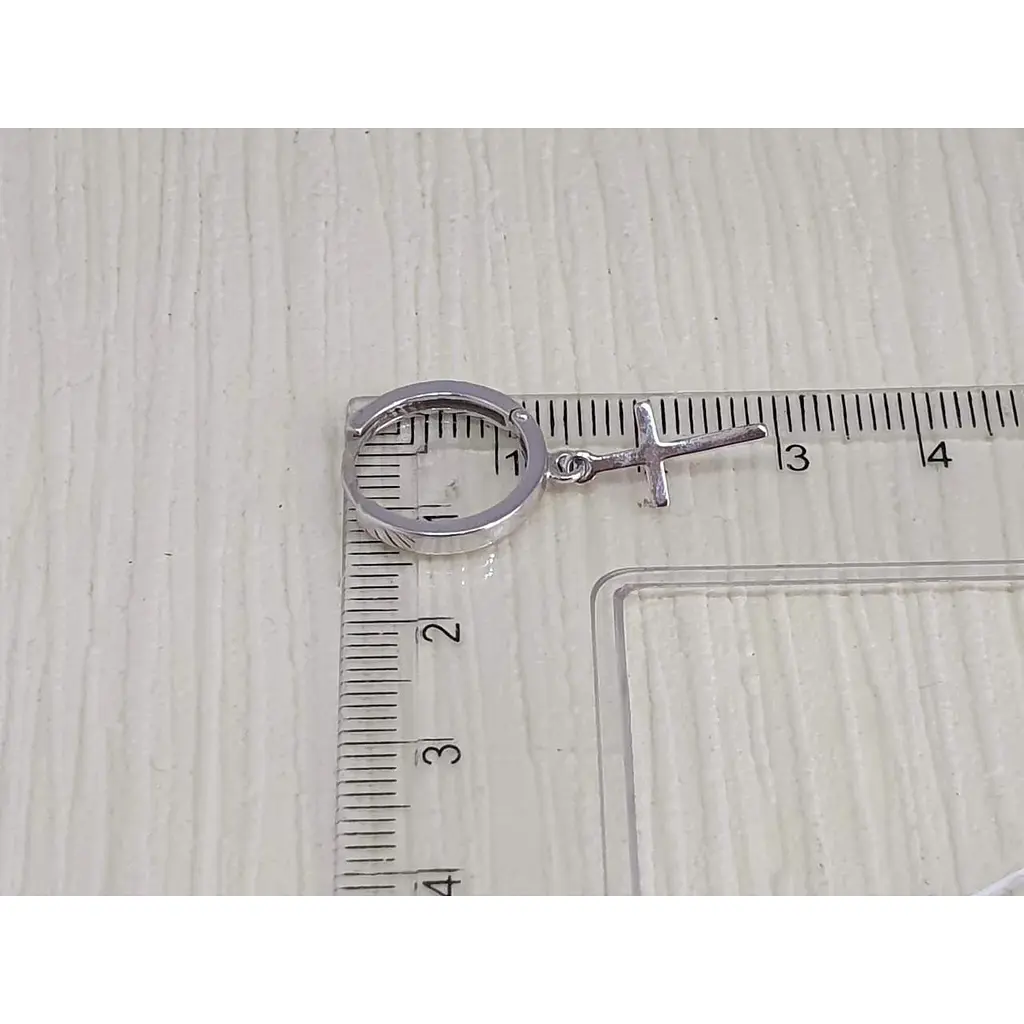 Срібні сережки Dear Хрестики. 3441.1С - фото 4