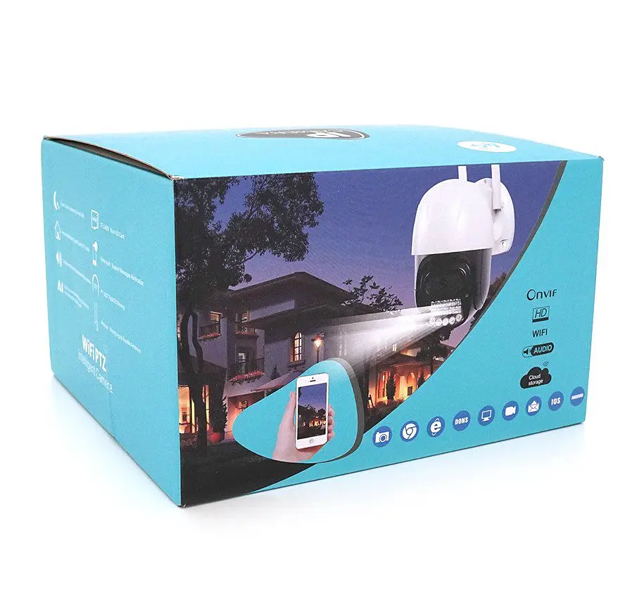 Видеокамера Wi-Fi уличная 5mpx YOSO YOIPC44D5MP30 PTZ 2.8mm V380 - фото 4