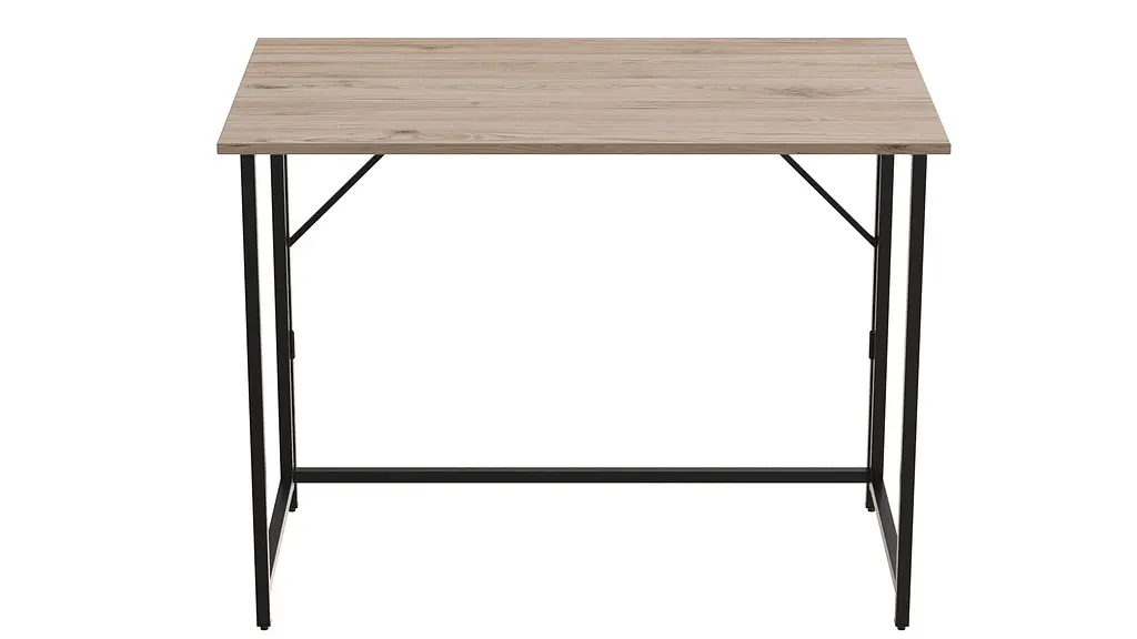 Стол раскладной Морис Ferrum-decor 750x1000x600 Черный металл ДСП Дуб Сан-Марино 16 мм (FRD-104670) - фото 2