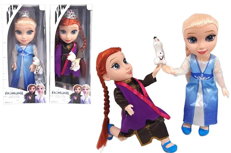 Лялька "FROZEN" озвучена, 2 види, в коробці 853R р.37 x 9 x 15см