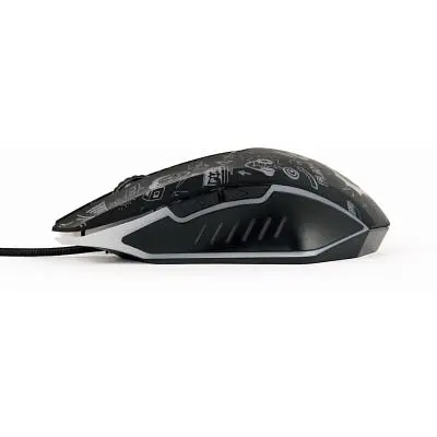 Комп'ютерна мишка Gembird (MUS-6B-GRAFIX-01) USB Black (MUS-6B-GRAFIX-01) - фото 7