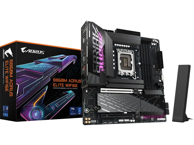 Материнська плата Gigabyte B860M AORUS ELITE WIFI6E - фото 2