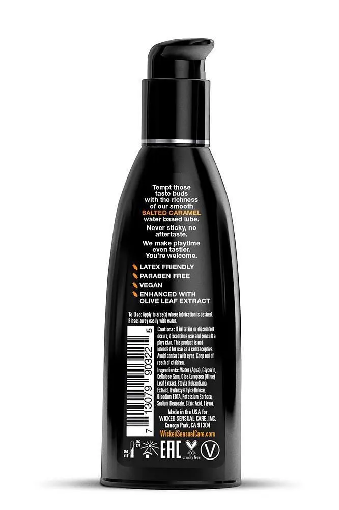 Лубрикант на водній основі Wicked Aqua Salted Caramel, 60 мл - фото 2