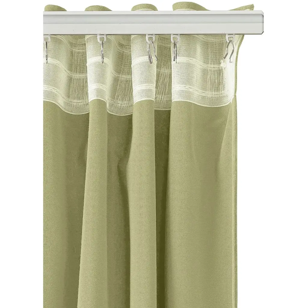 Шторы на кухню и комнату Cosas Olive 180х250 см 2 шт оливка (Curtains_27Olive_DUK_180x250) - фото 9